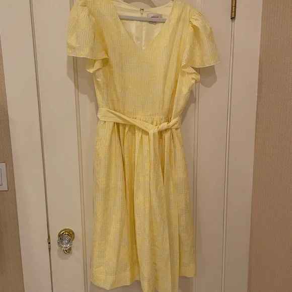 Rachel Parcell Yellow Puff Sleeve Dress - Picture 5 of 7